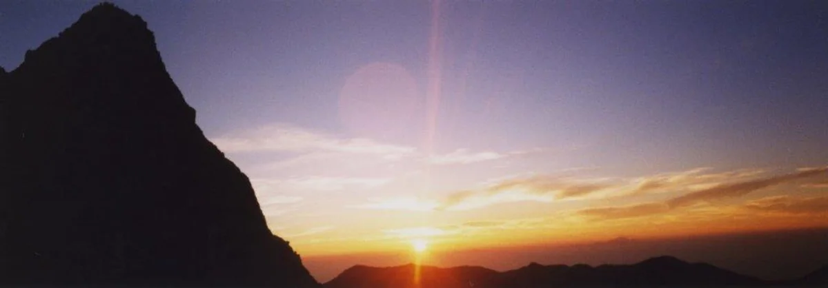 投稿写真：槍ヶ岳と御来光