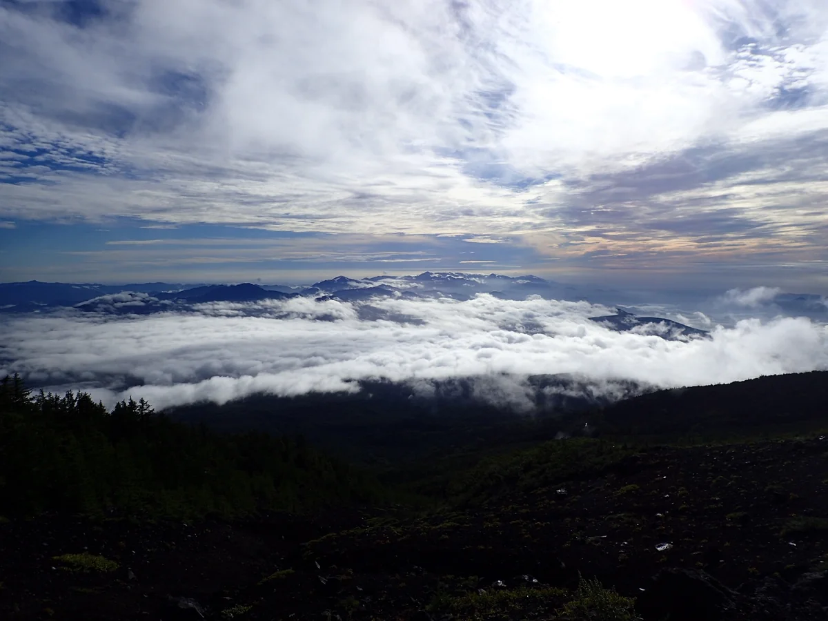 投稿写真：富士より 雲の世界