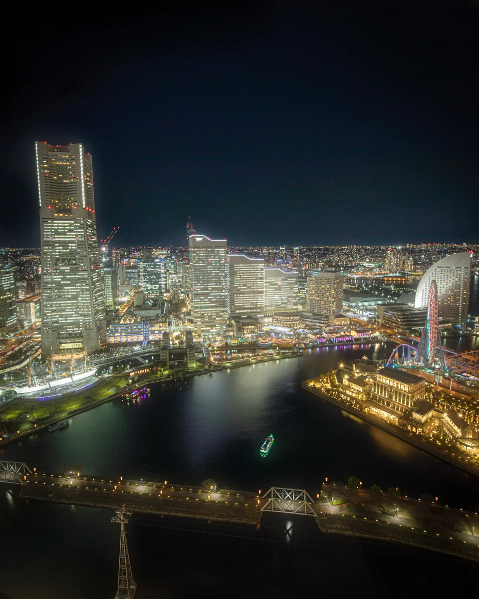 投稿写真：上から見た桜木町の夜景