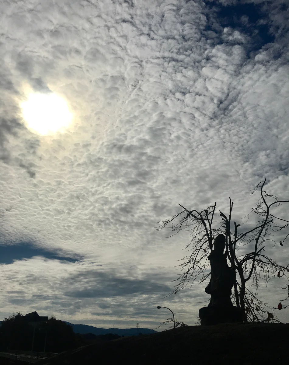 投稿写真：雲と太陽と恵那市