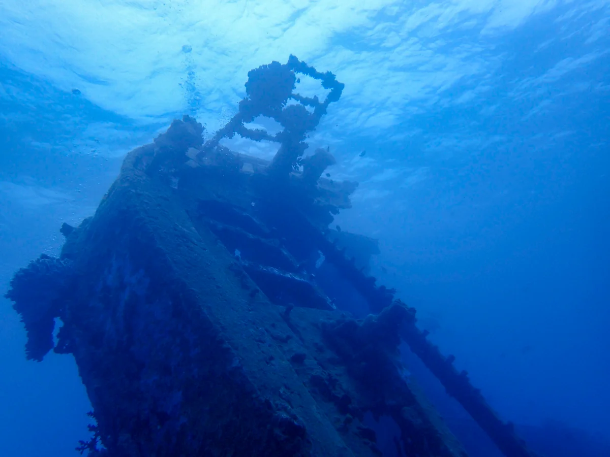 投稿写真：バヌアツの沈没船
