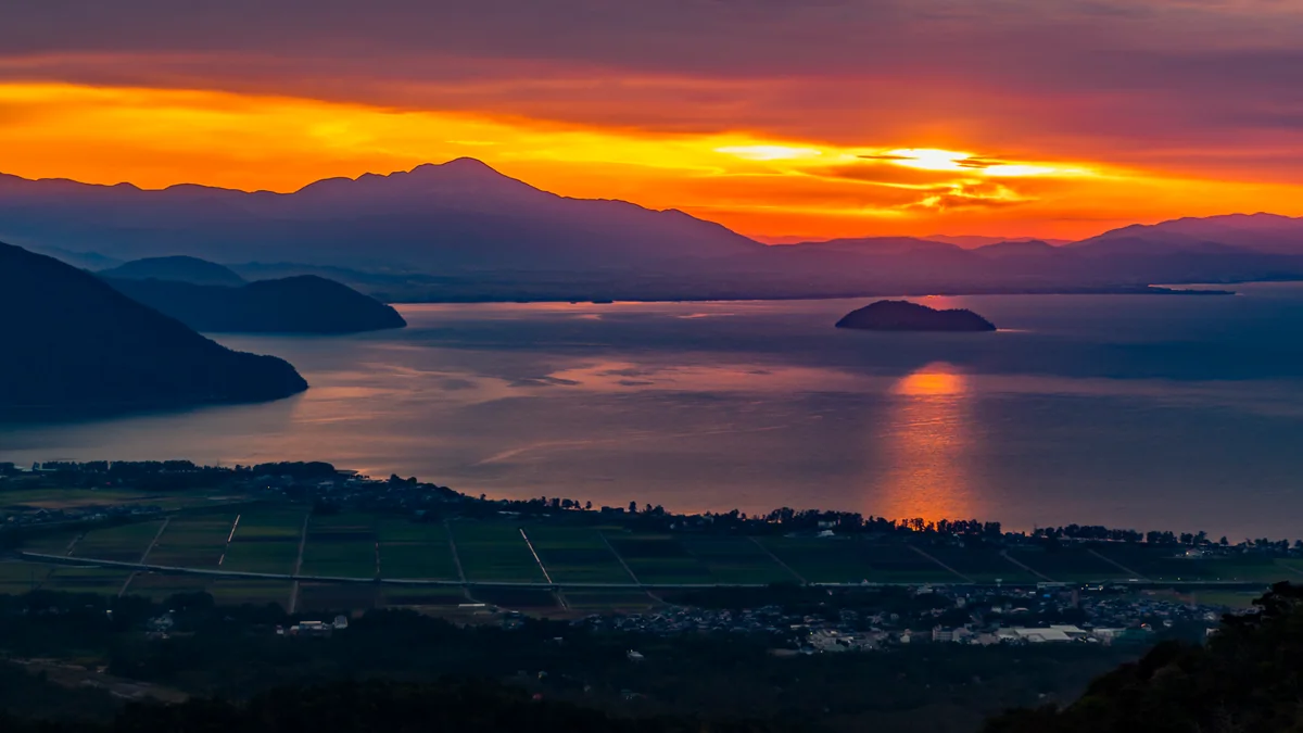 投稿写真：暁光に染まる