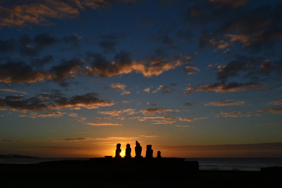 投稿写真：イースター島のサンセット