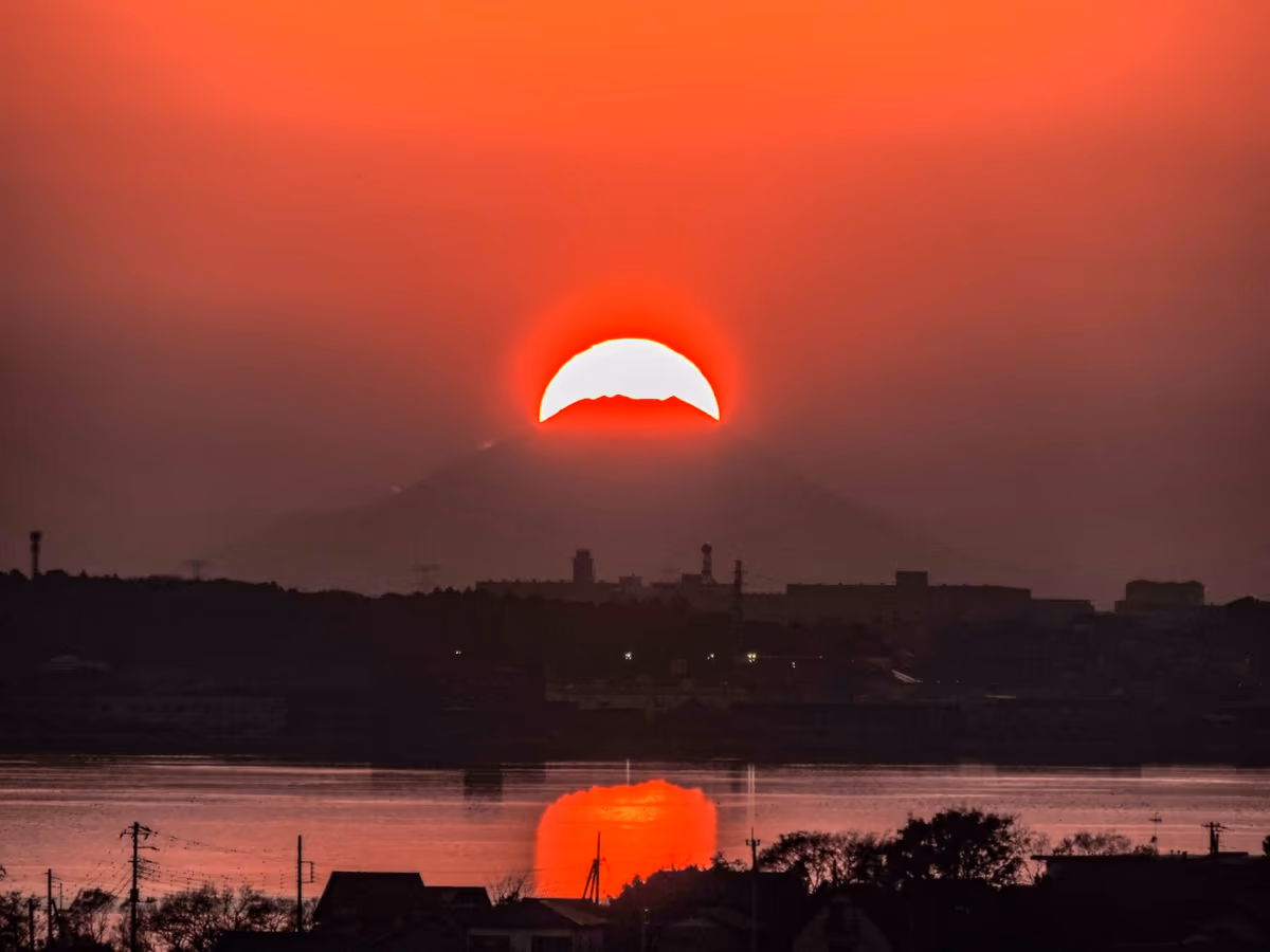 投稿写真：大玉ダイヤモンド富士
