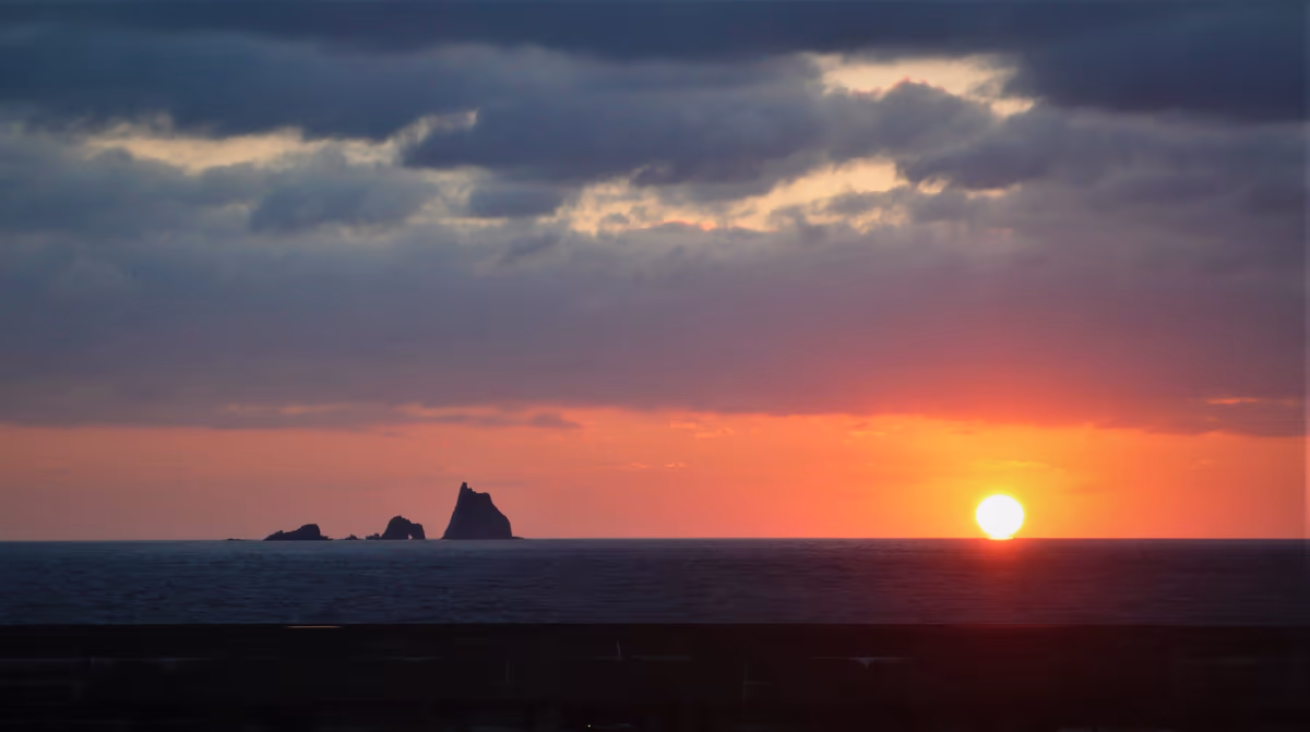 投稿写真：良い夕陽でした♪