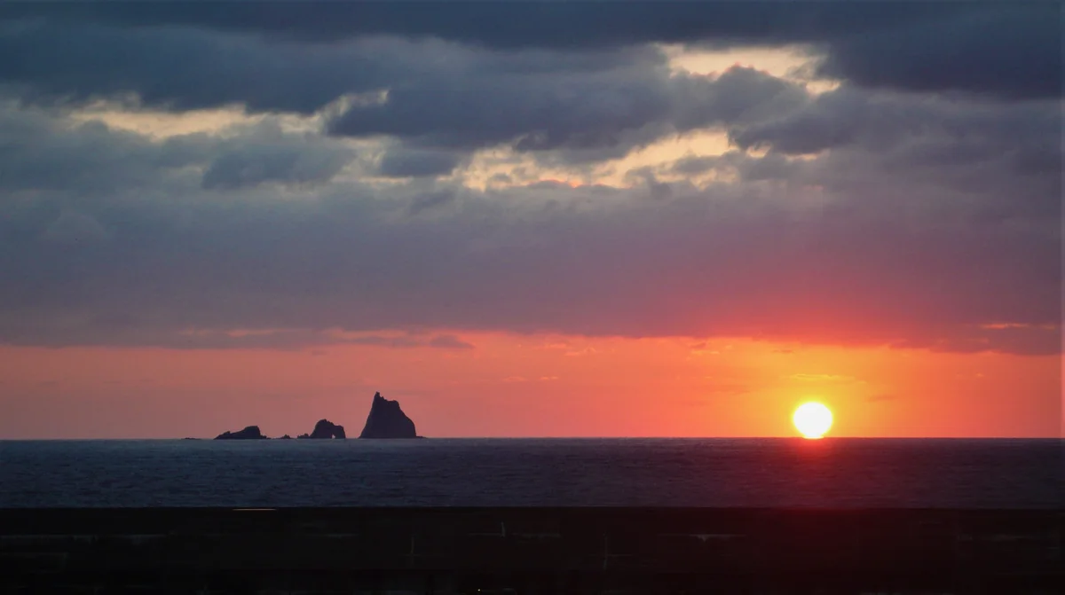 投稿写真：良い夕陽でした♪