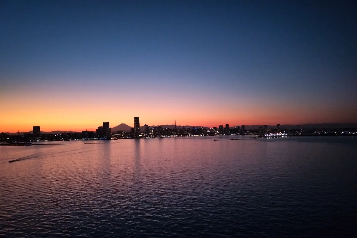 投稿写真：夕焼けグラデーション