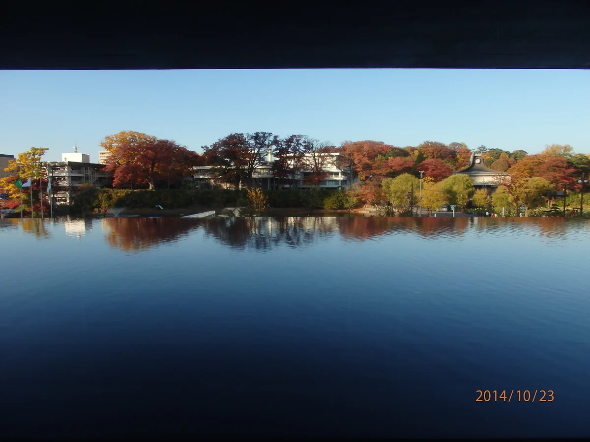 投稿写真：秋田県立美術館より千秋公園