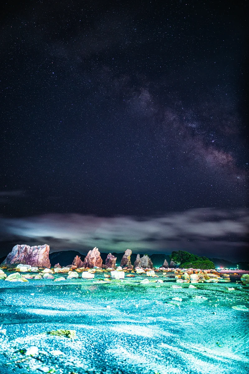 投稿写真：橋杭岩と天の川