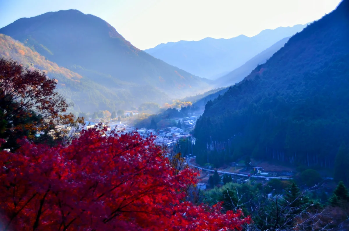 投稿写真：秋の洞川集落