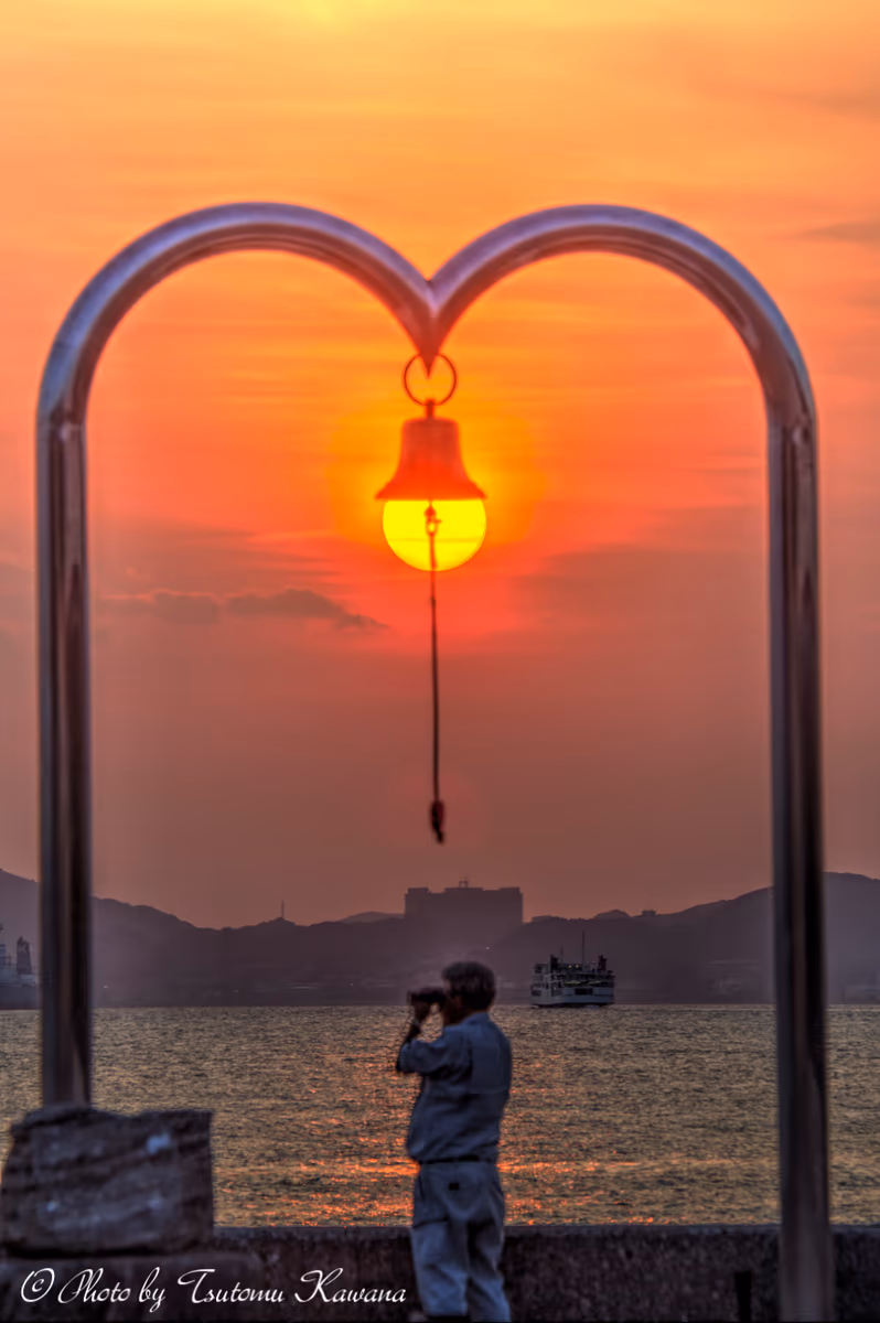 投稿写真：夕陽照らす、おっちゃんのタソガレ♪