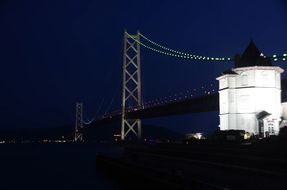 投稿写真：明石海峡大橋　夜景
