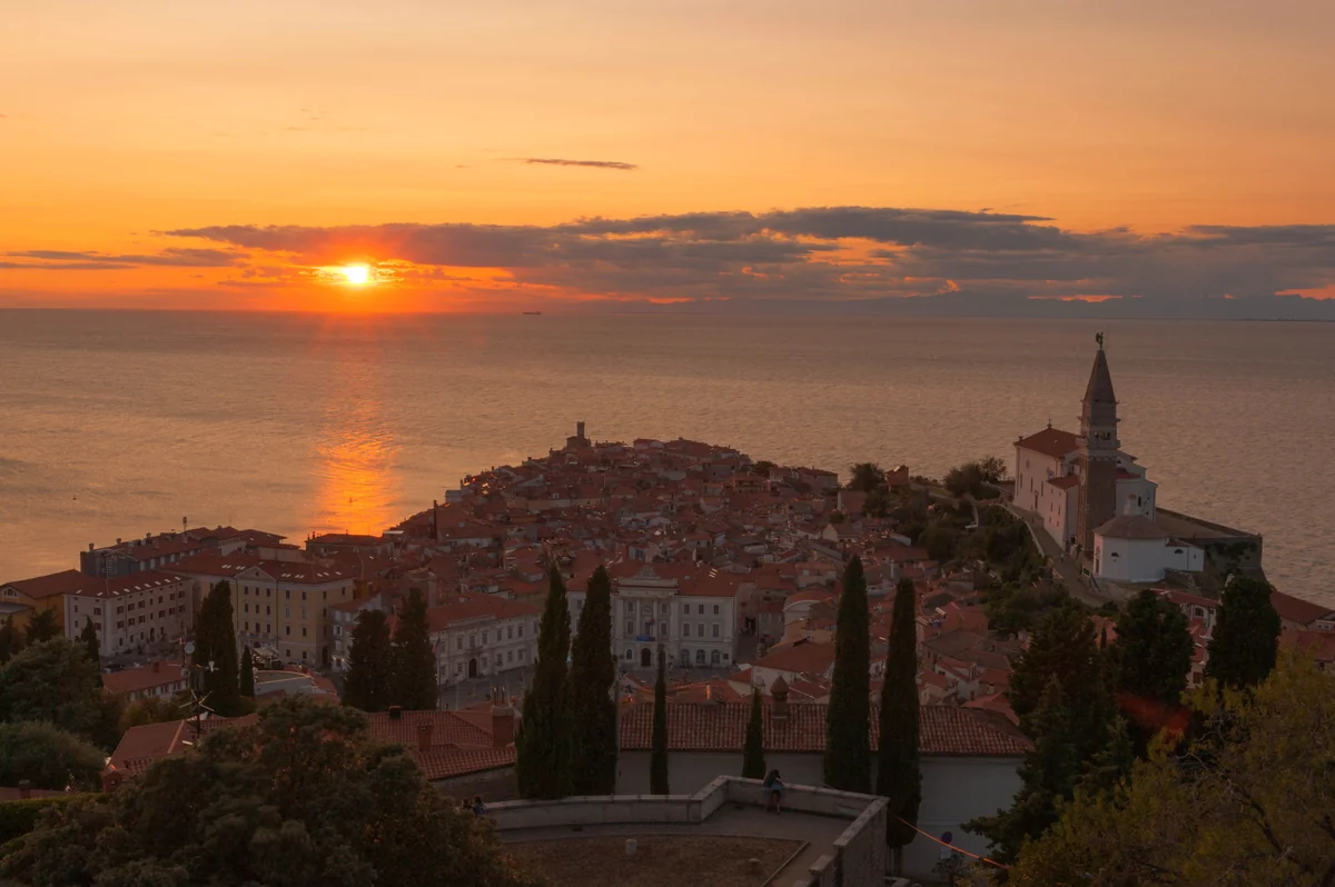 投稿写真：アドリア海に沈む夕日