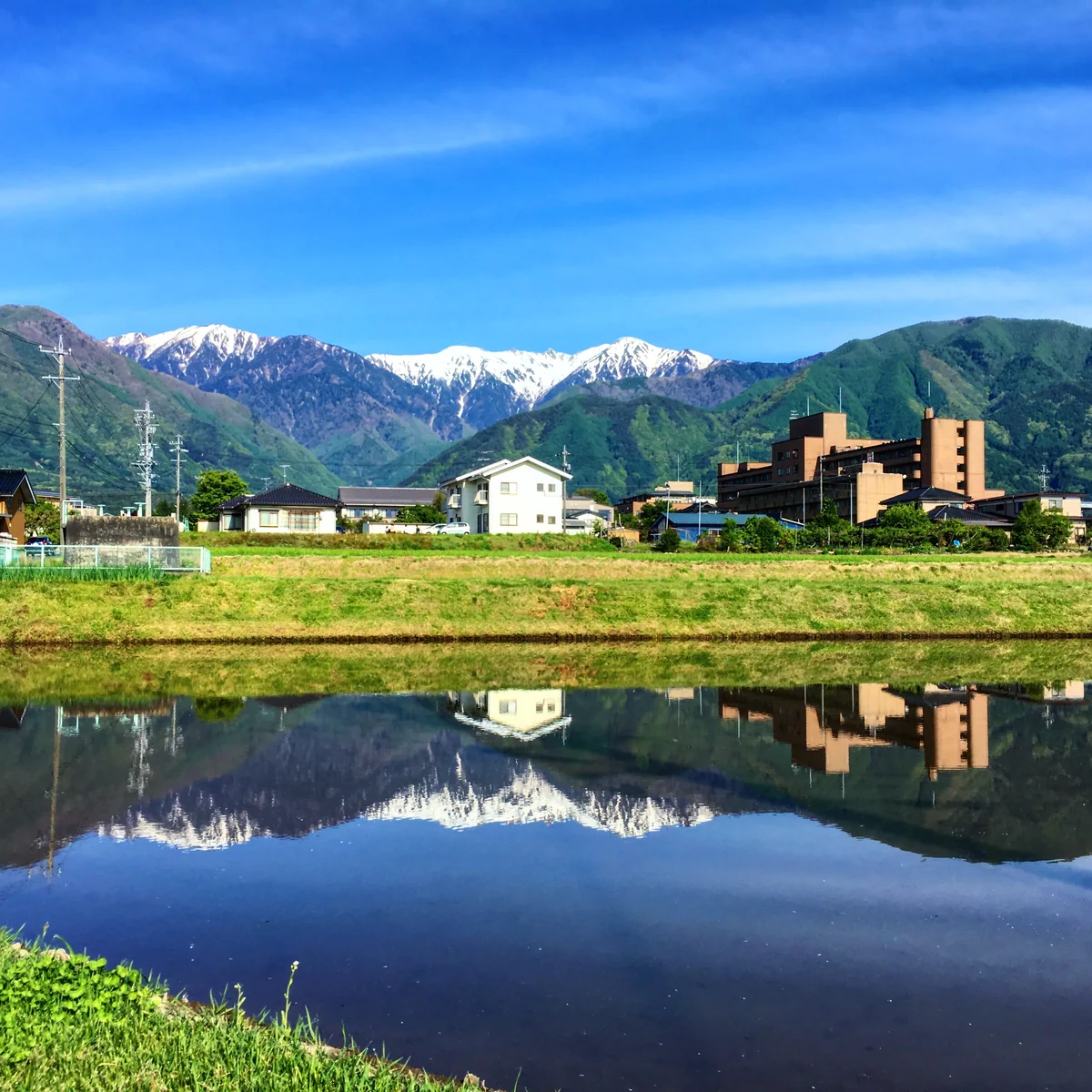 投稿写真：長野県 駒ヶ根市 近所の水田