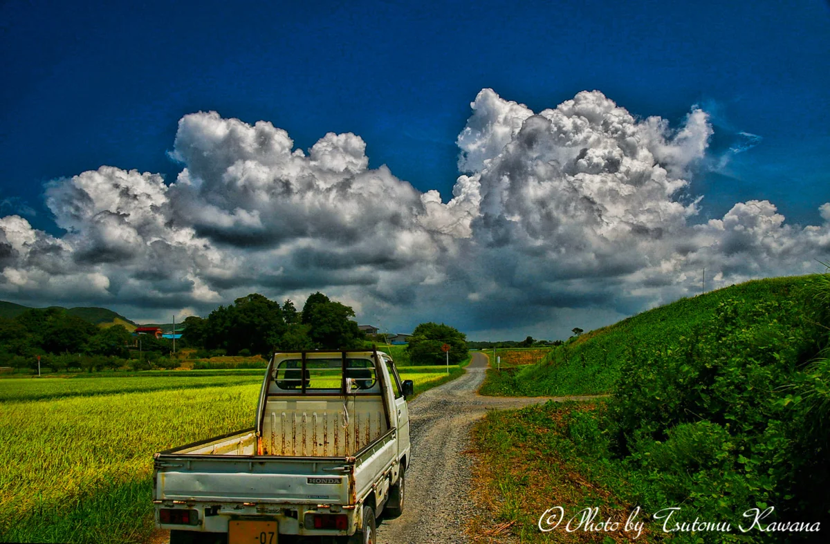 投稿写真：入道雲へ進め～！