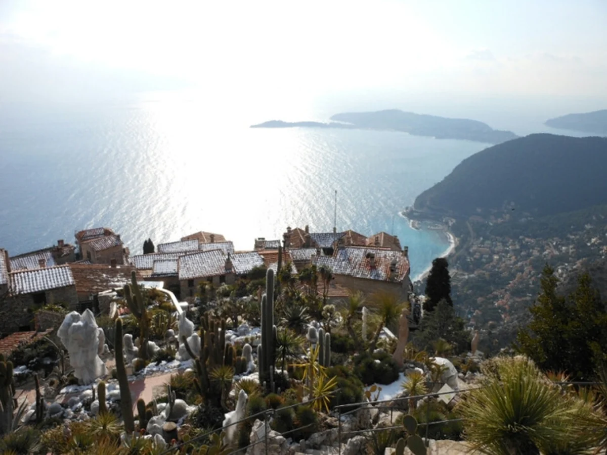 投稿写真：南仏エズの雪景色