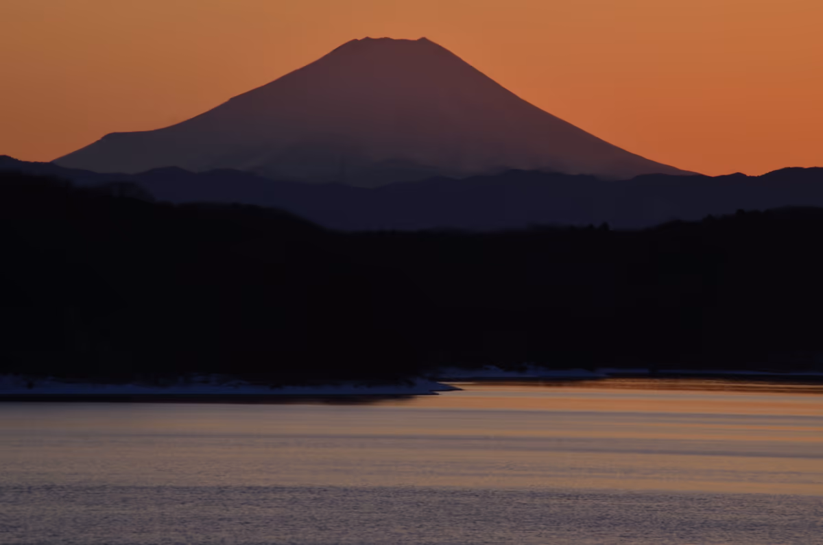 投稿写真：富士山　日没
