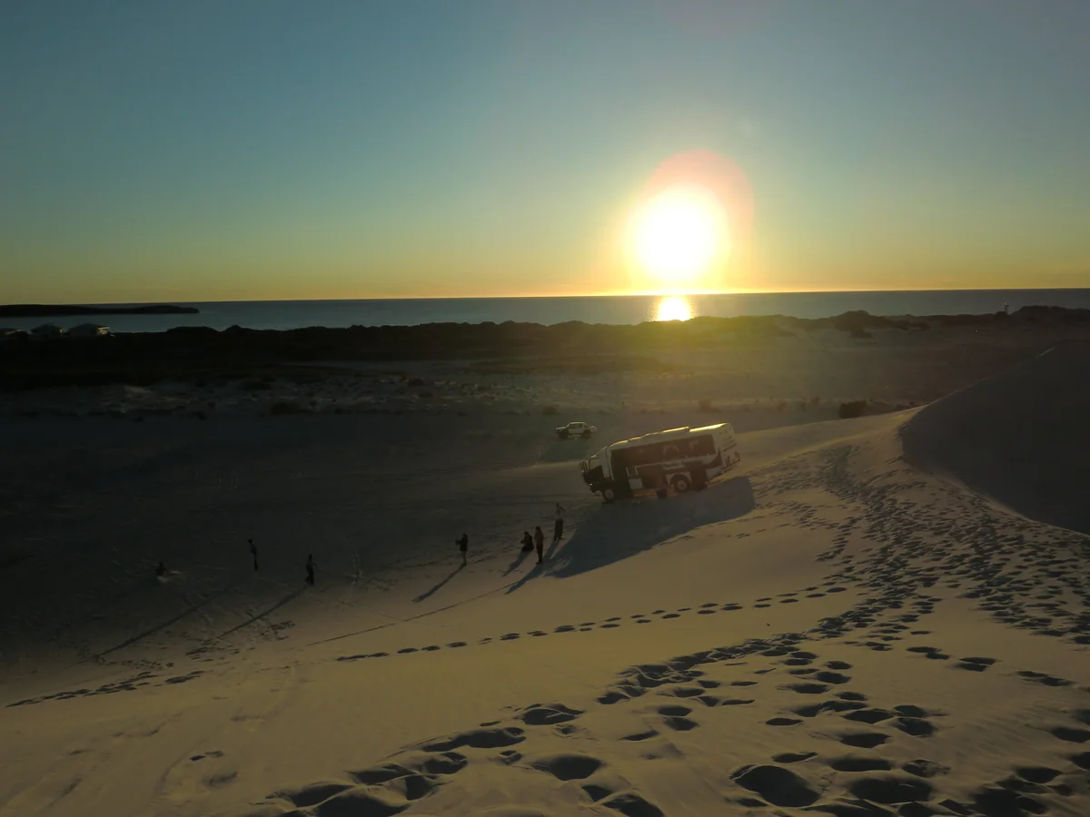 投稿写真：ランセリン大砂丘の夕日
