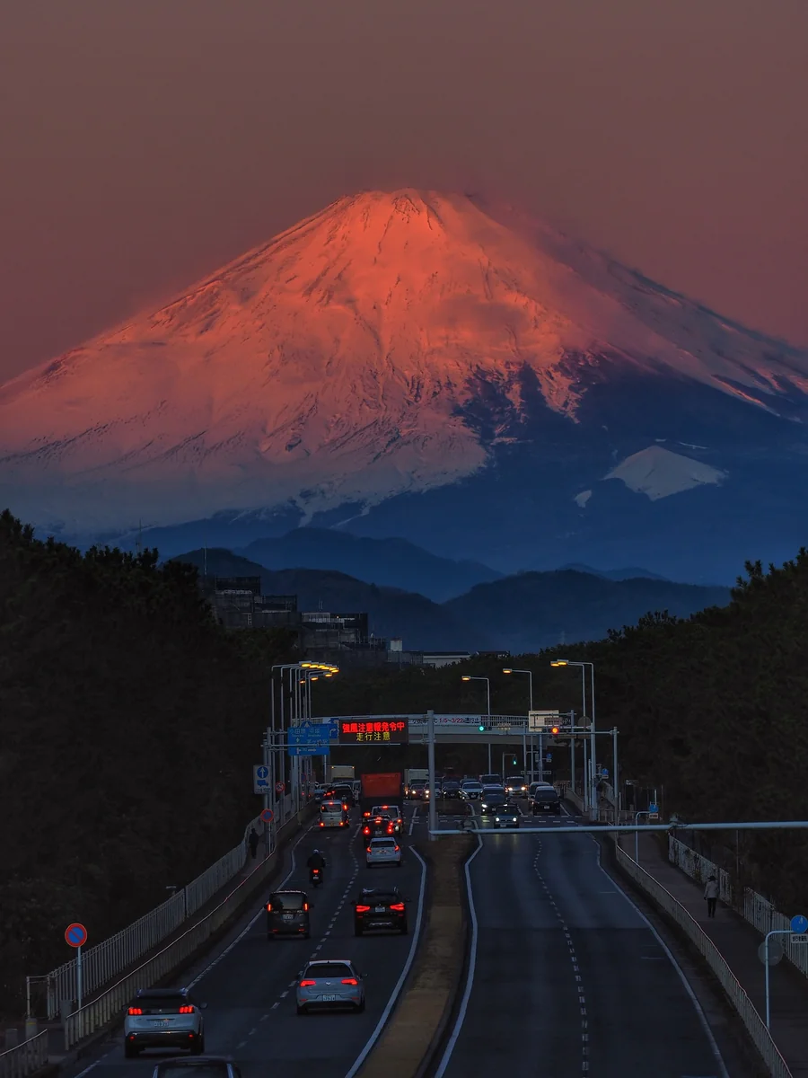 投稿写真：茅ヶ崎の紅富士