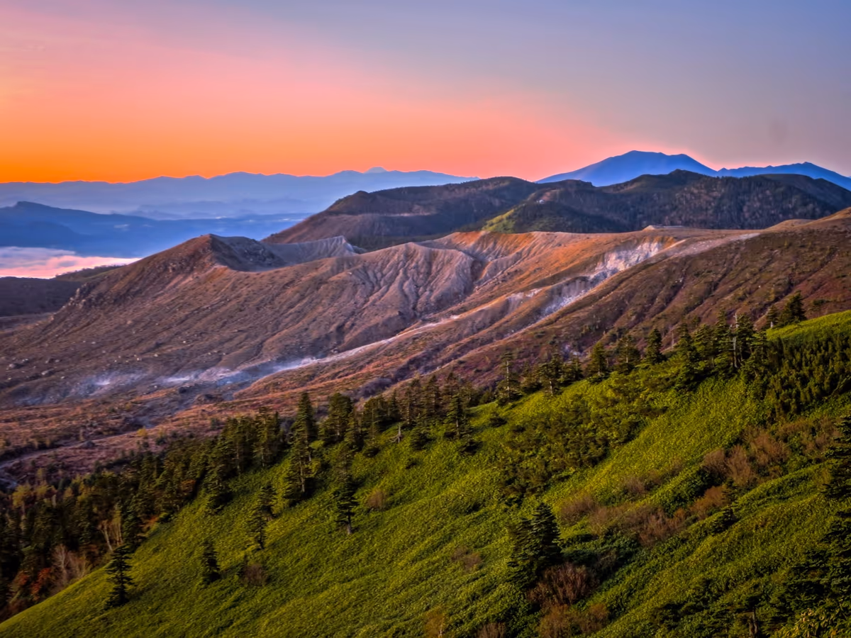 投稿写真：白根山と富士山