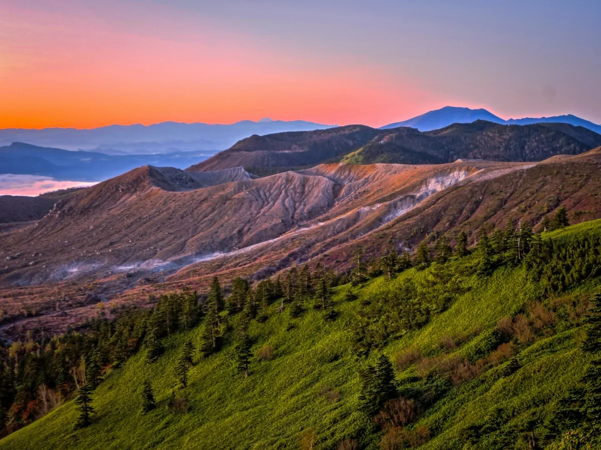 投稿写真：白根山と富士山