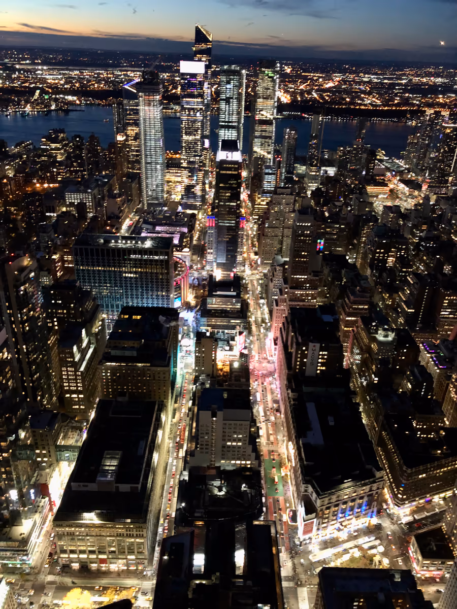 投稿写真：エンパイアステートビルからの夜景