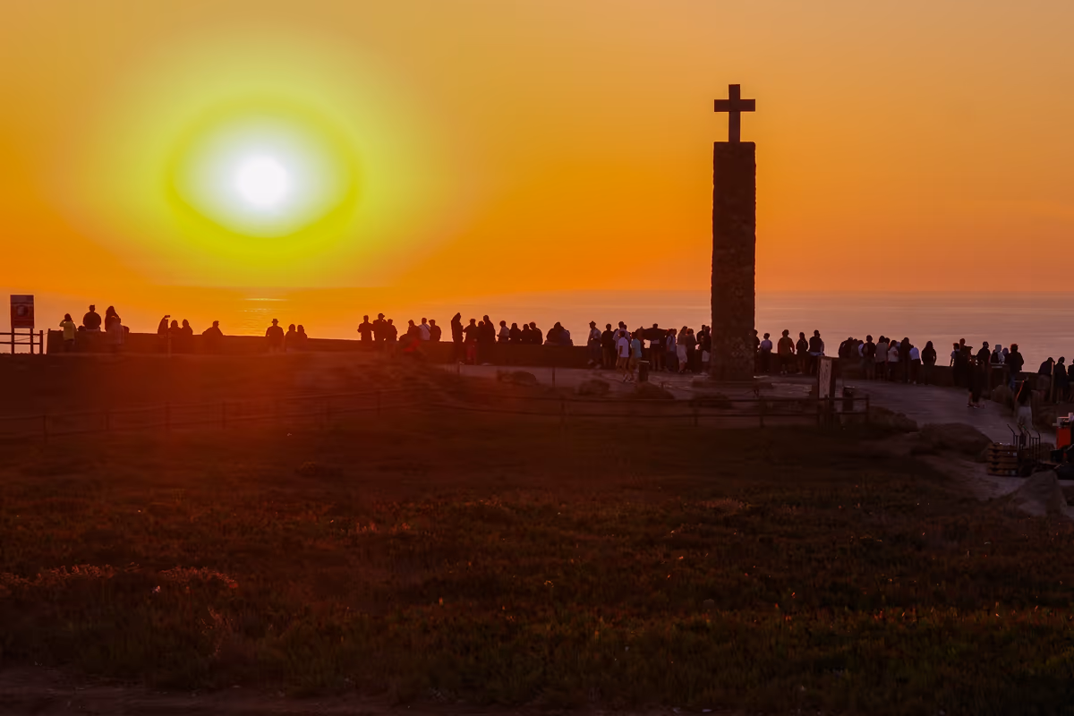 投稿写真：ユーラシア大陸最西端の夕暮れ