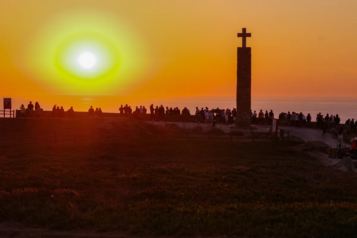 投稿写真：ユーラシア大陸最西端の夕暮れ