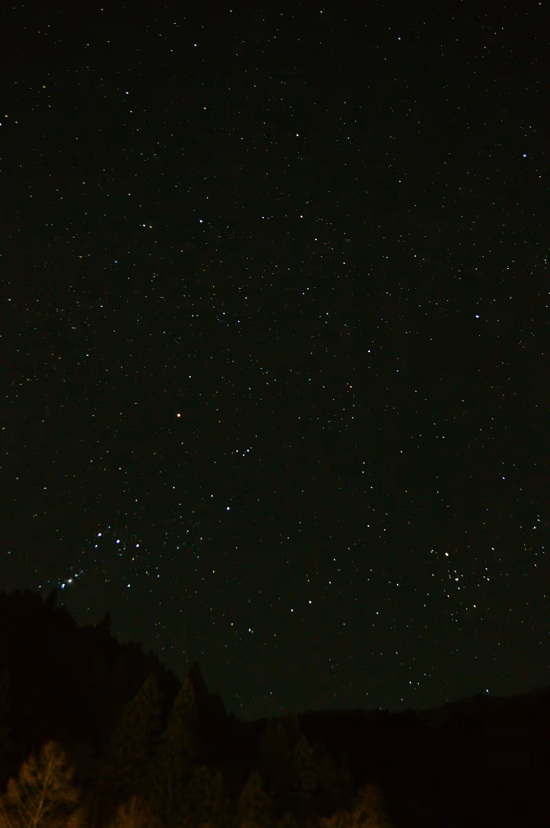 投稿写真：奥多摩湖の星空