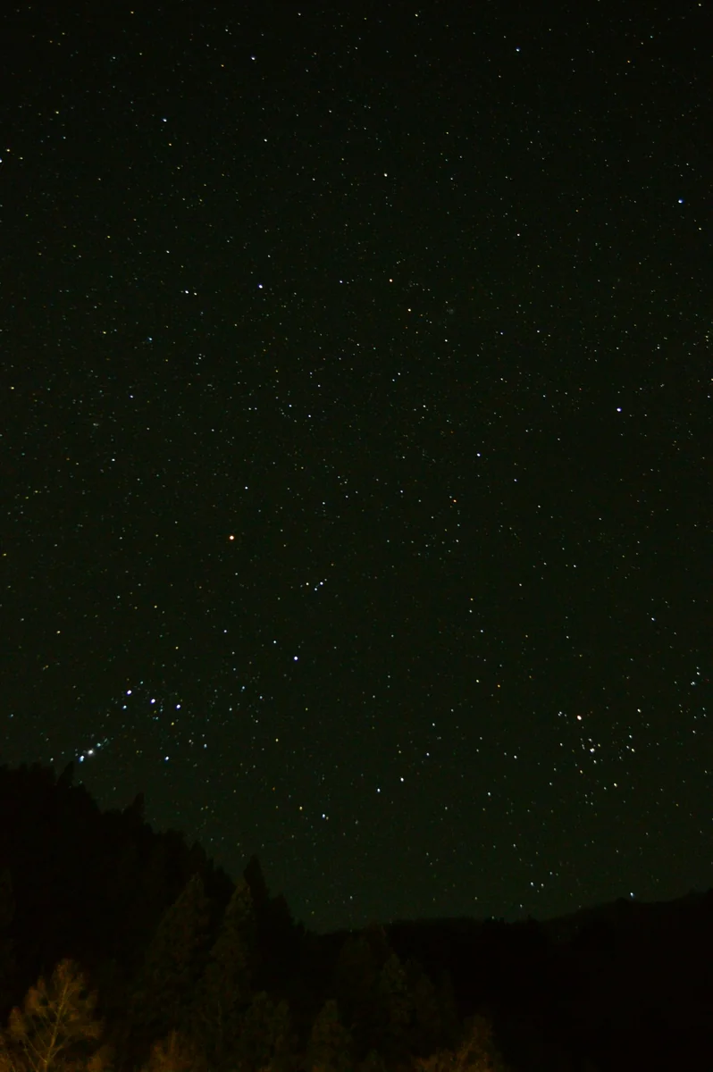 投稿写真：奥多摩湖の星空