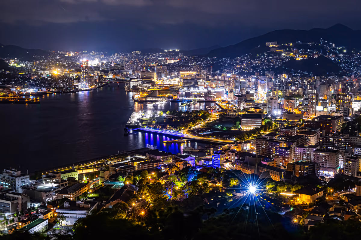 投稿写真：鍋冠山展望台からの世界三大夜景