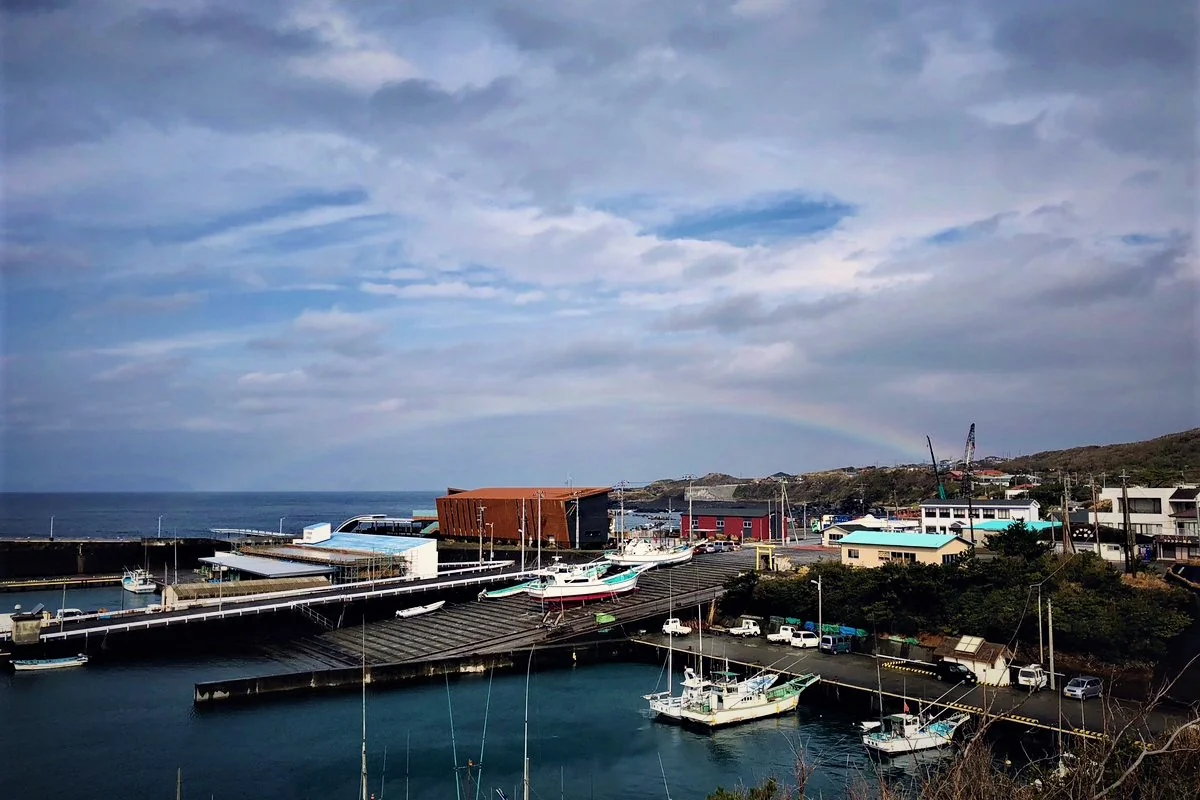 投稿写真：港の虹