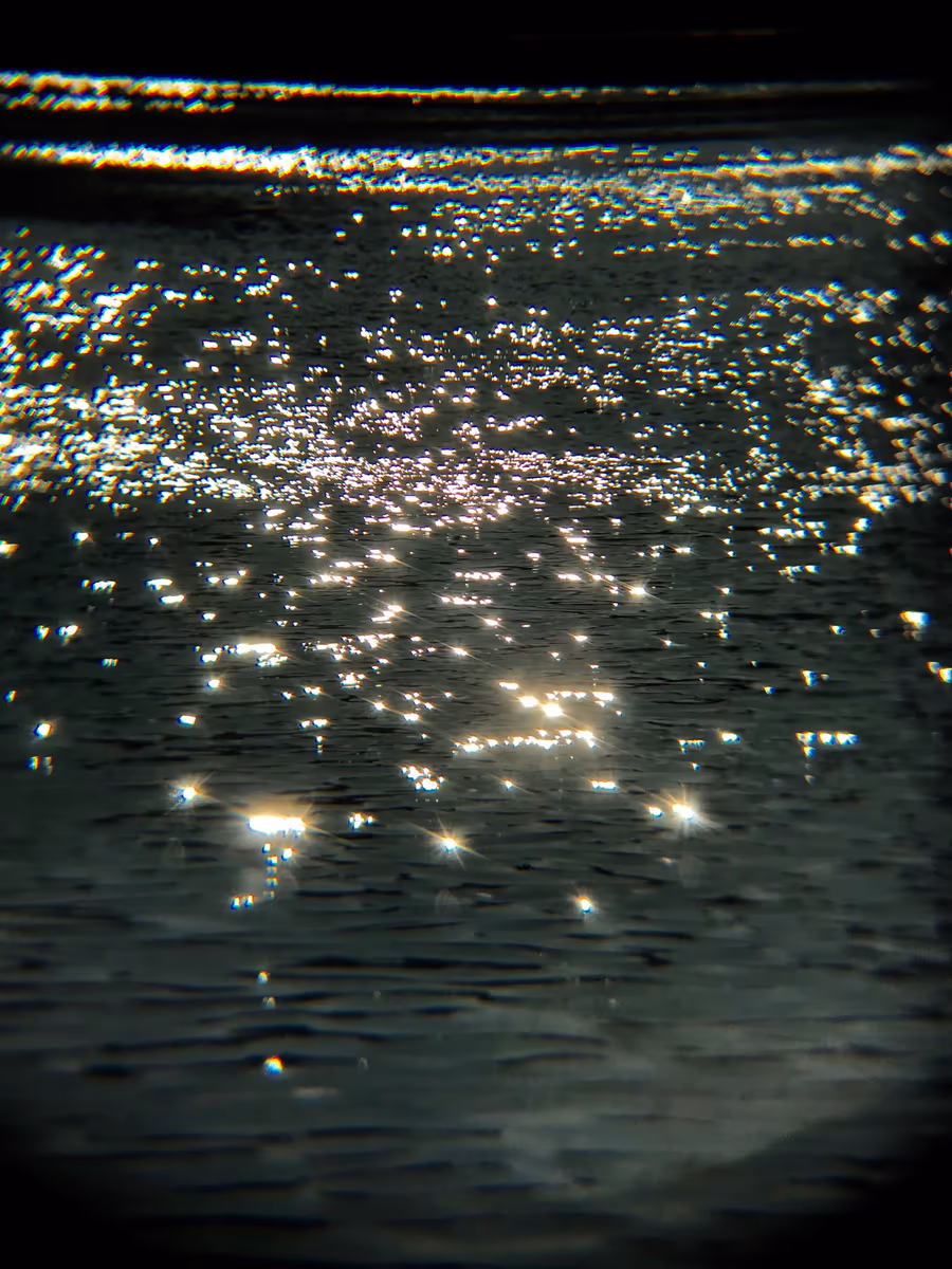 投稿写真：川面に映る満天の星々