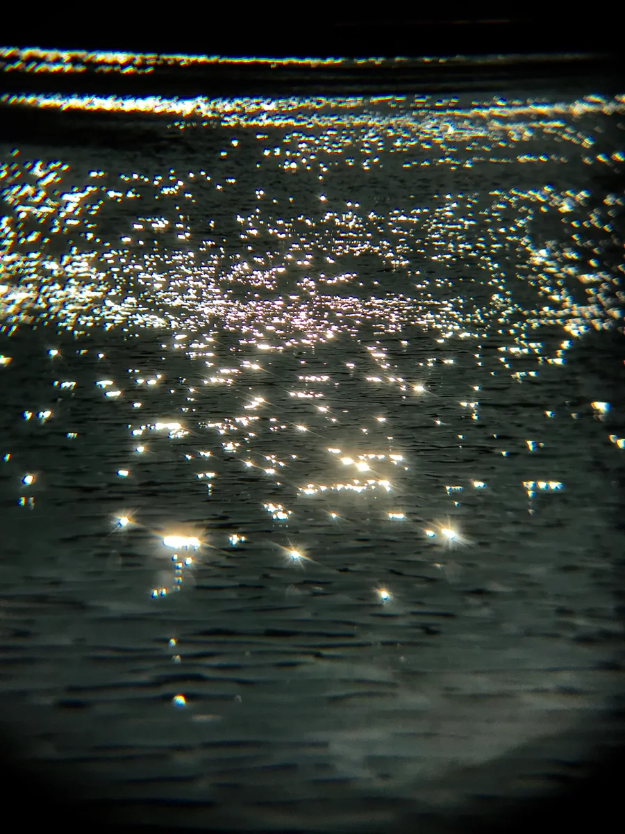 投稿写真：川面に映る満天の星々