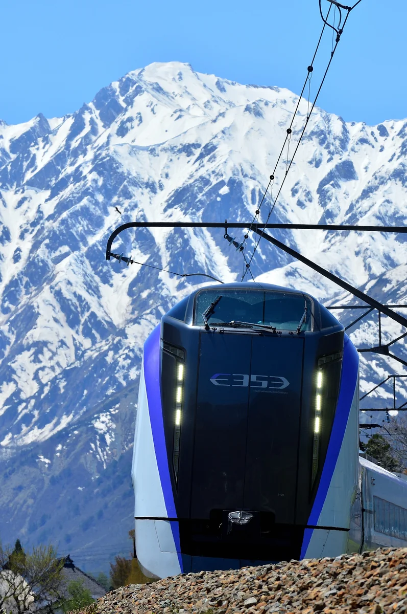 投稿写真：雪解けの五竜岳