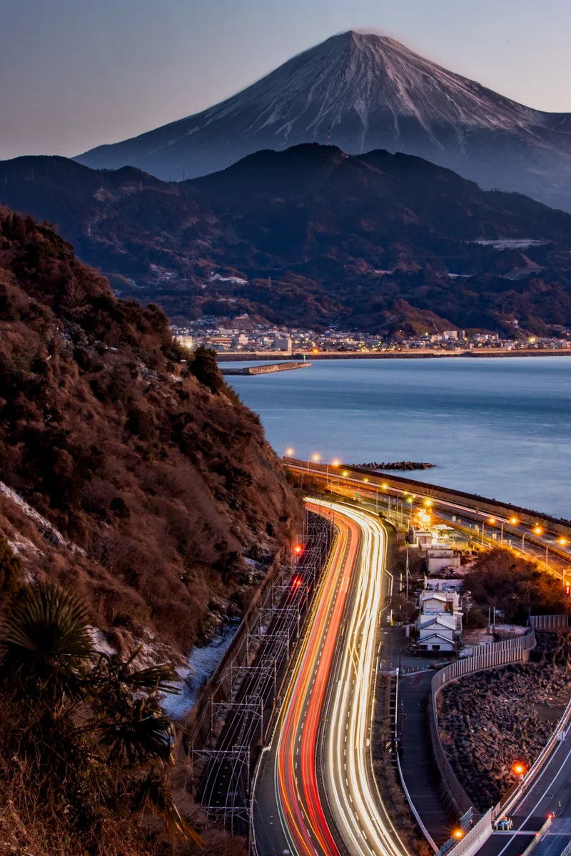 投稿写真：雪が溶ける薩埵の朝