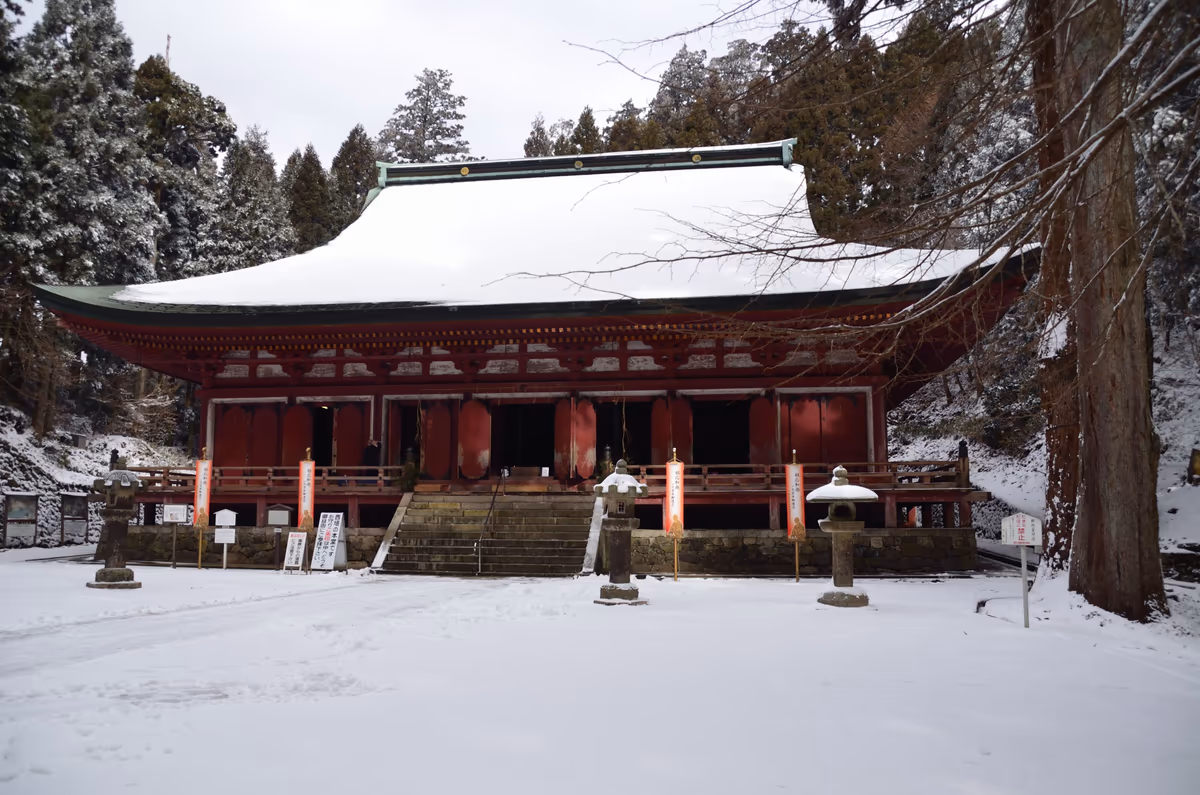 投稿写真：延暦寺　雪の釈迦堂