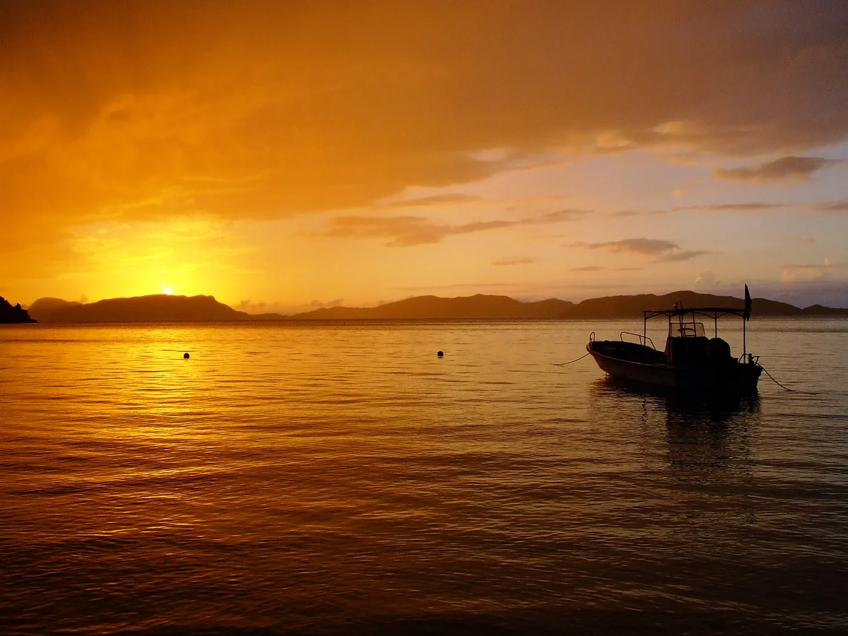 投稿写真：とかしくビーチの夕日