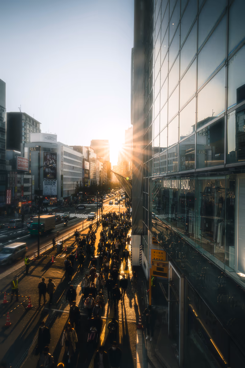 投稿写真：新宿の夕日