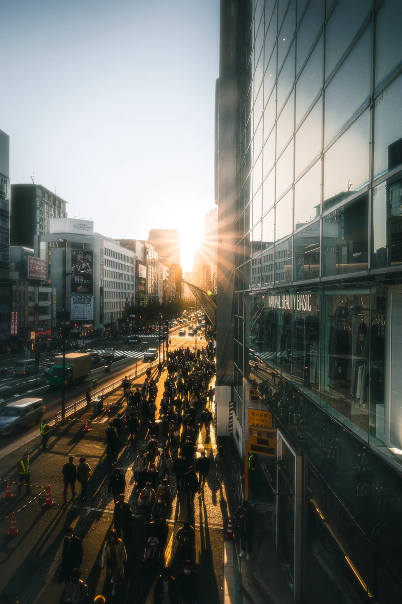投稿写真：新宿の夕日