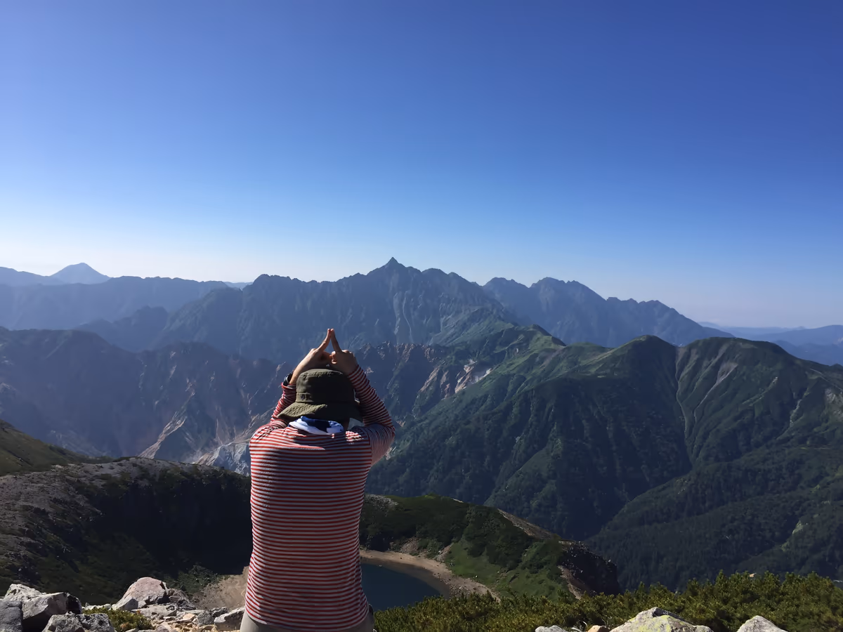 投稿写真：裏銀座からの槍ヶ岳