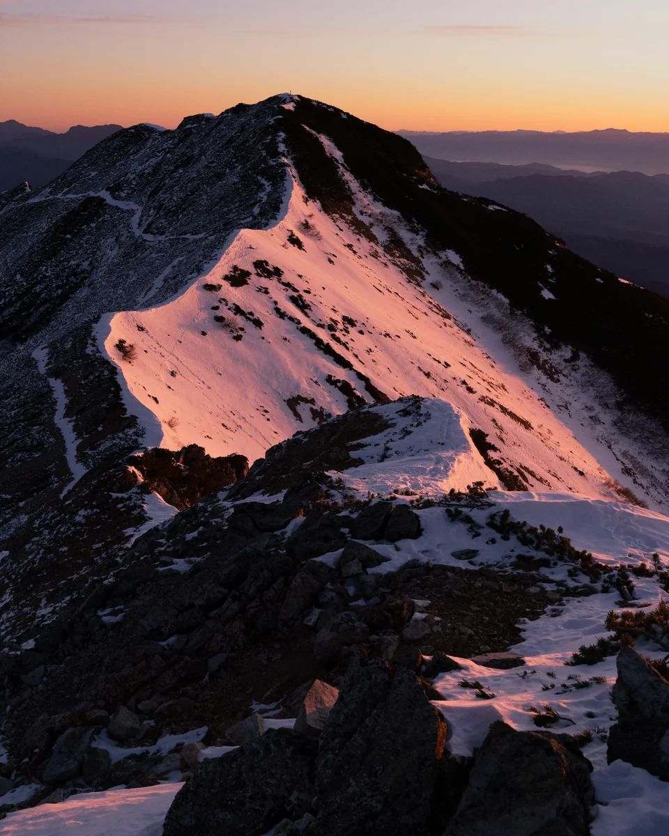 投稿写真：モルゲンロートは山頂から