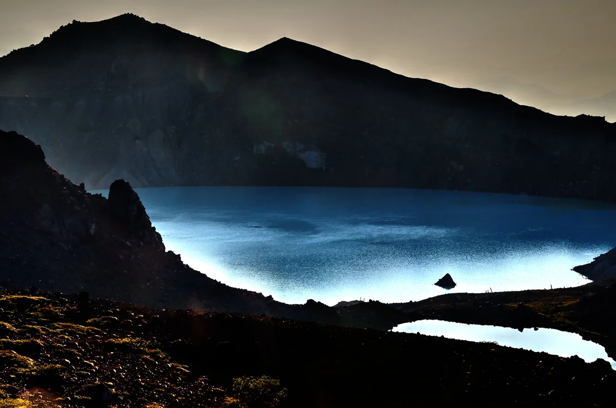 投稿写真：草津白根山湯釜