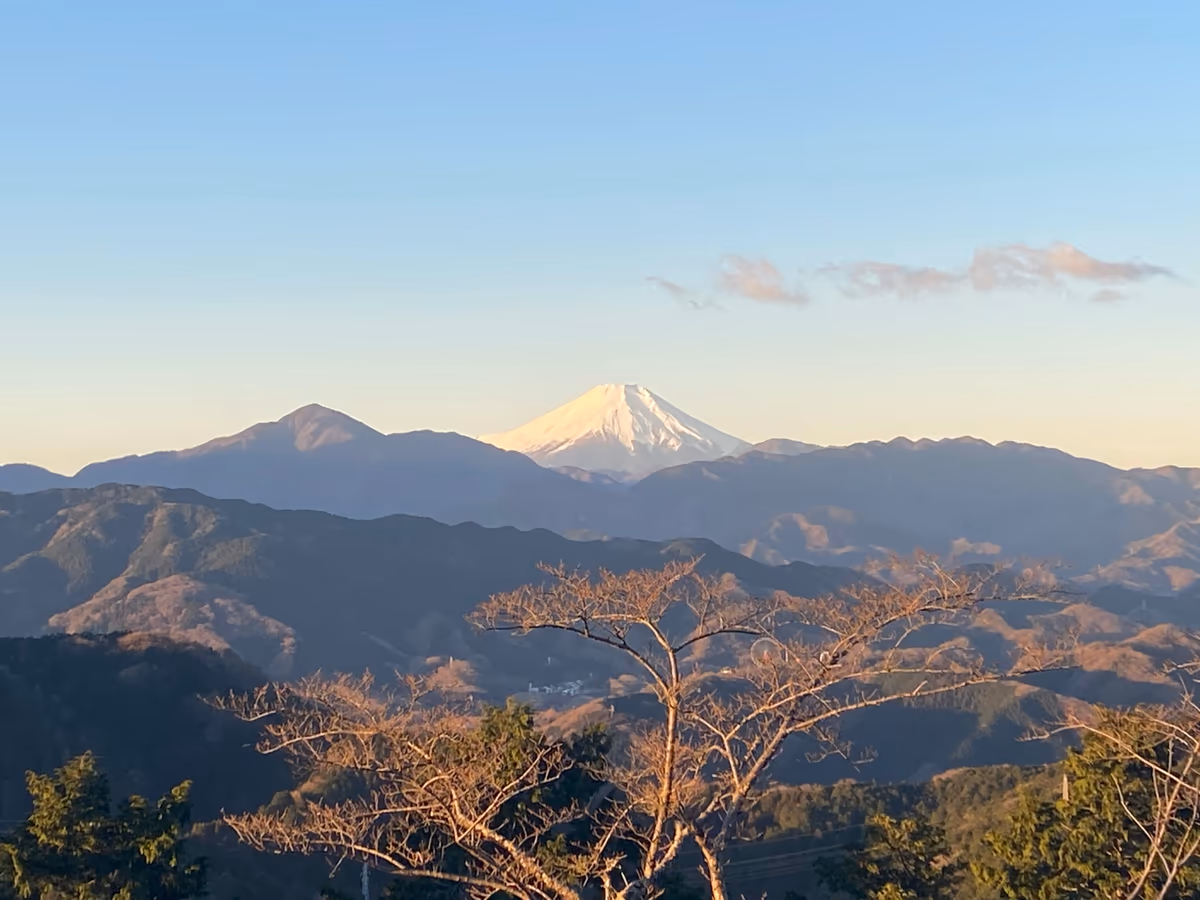 投稿写真：2022年元旦　高尾山からの富士山