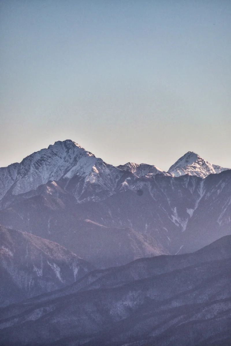 投稿写真：南アの２鋭峰