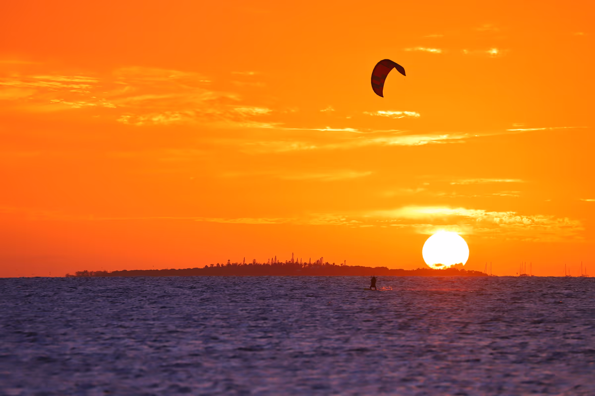 投稿写真：メトル島に沈む夕日