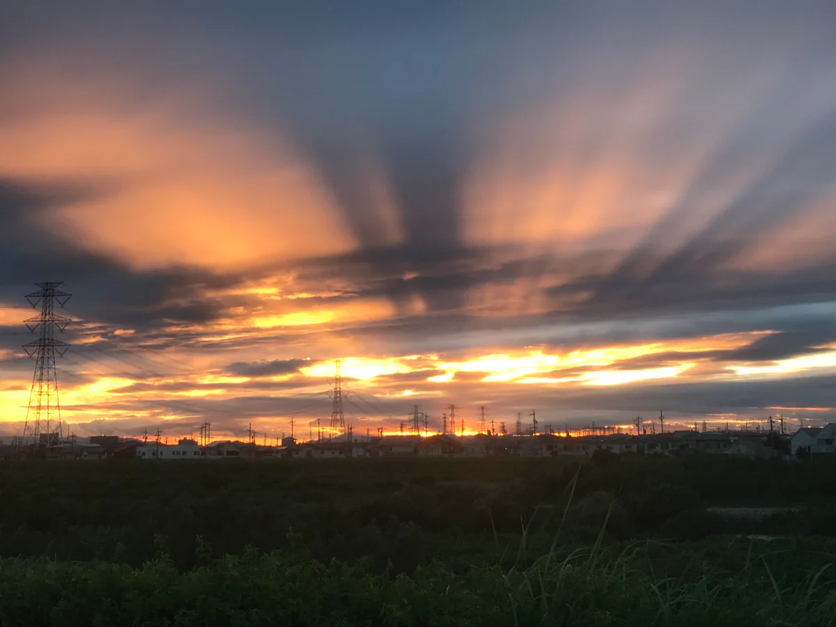 投稿写真：夏の夕日