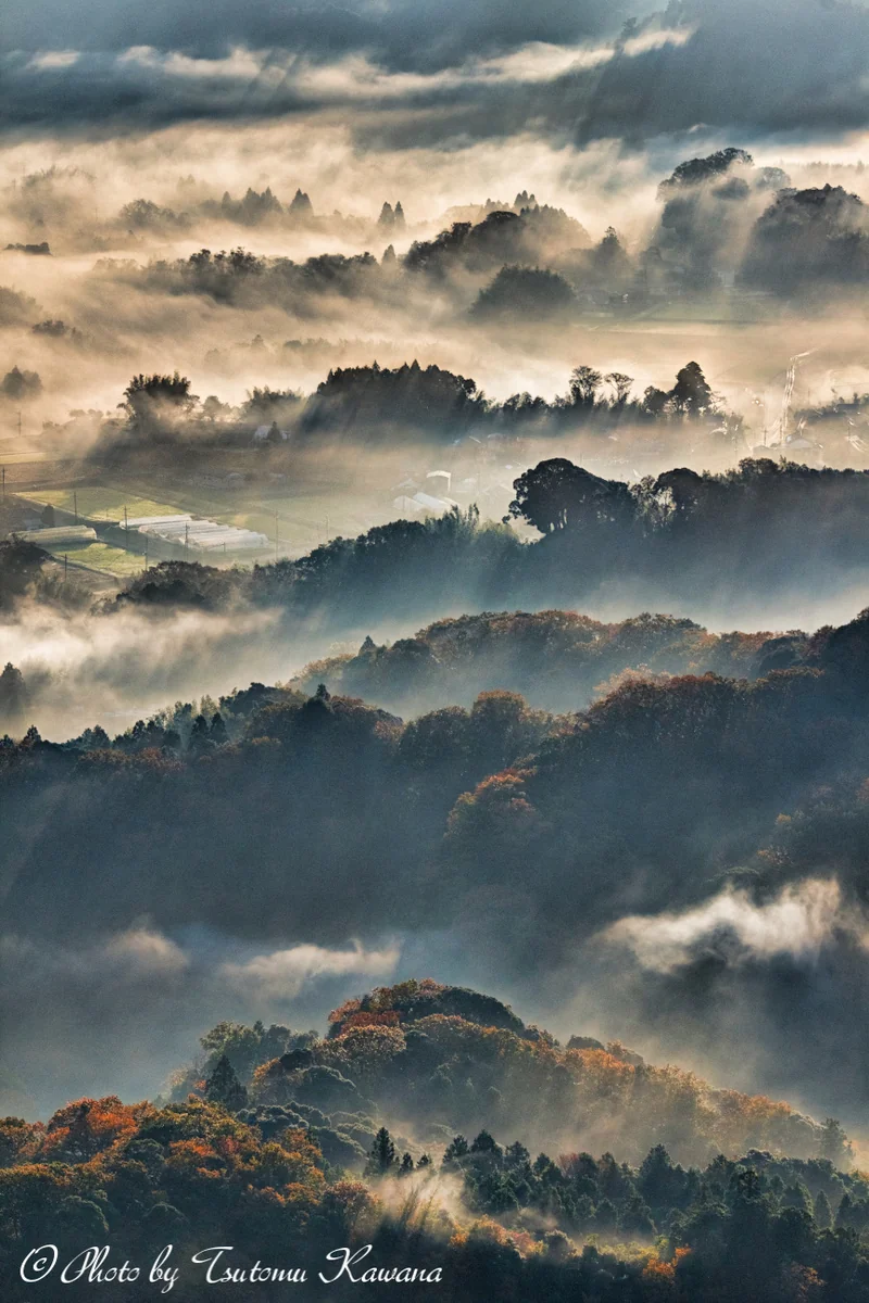 投稿写真：「房総里山、秋の朝模様♪」