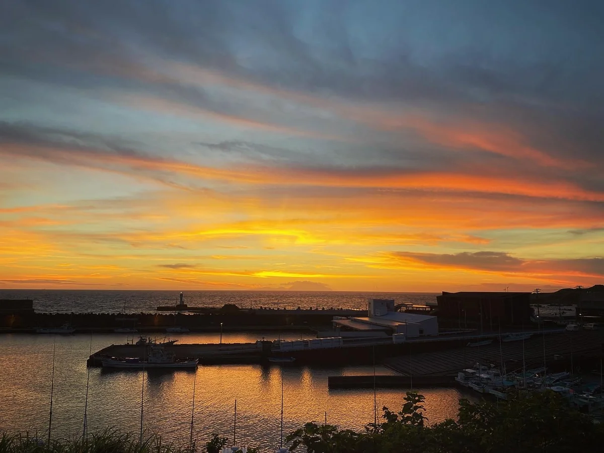 投稿写真：７月の終わりの夕陽