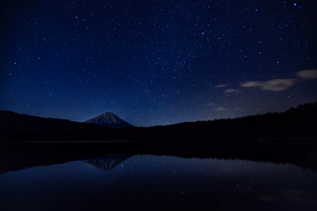 投稿写真：西湖の星景